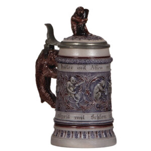 Stoneware stein, .5L,  by Marzi & Remy