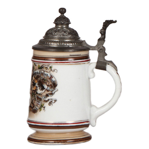 Porcelain stein, .25L, 10. Deutsches Bundesschiessen, Berlin, 1890 - Image 2