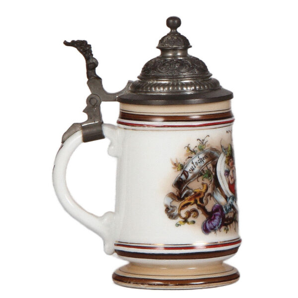 Porcelain stein, .25L, 10. Deutsches Bundesschiessen, Berlin, 1890 - Image 3