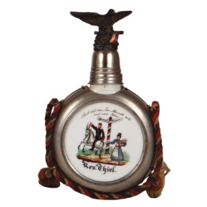 Regimental flask, .25L,  6. Comp., Inft. Regt. Nr. 99, Zabern
