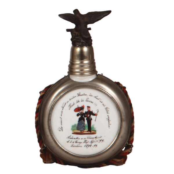 Regimental flask, .25L,  6. Comp., Inft. Regt. Nr. 99, Zabern - Image 2