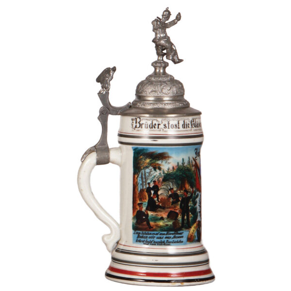 Regimental stein, .5L,  Inft. Regt. 57, Wesel, 1903 - Image 3
