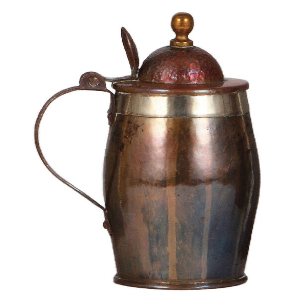 Military stein, .5L, Trench Art, made from an artillery shell - Image 3