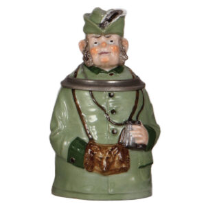 Character stein, .5L, marked Hutschenreuther, Hunter