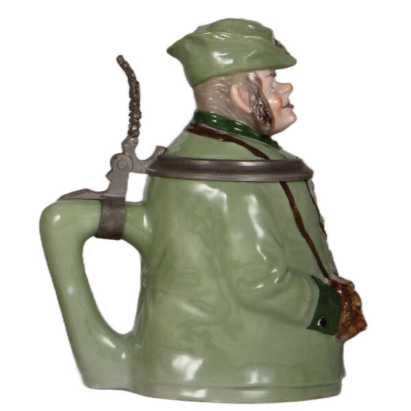Character stein, .5L, marked Hutschenreuther, Hunter - Image 3
