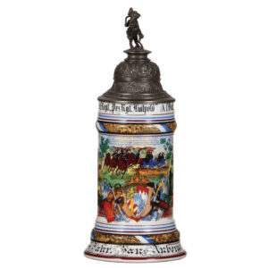 Regimental stein, .5L,  Feld Artl. Regt. 3. f. Batt., München, 1900 - 1903