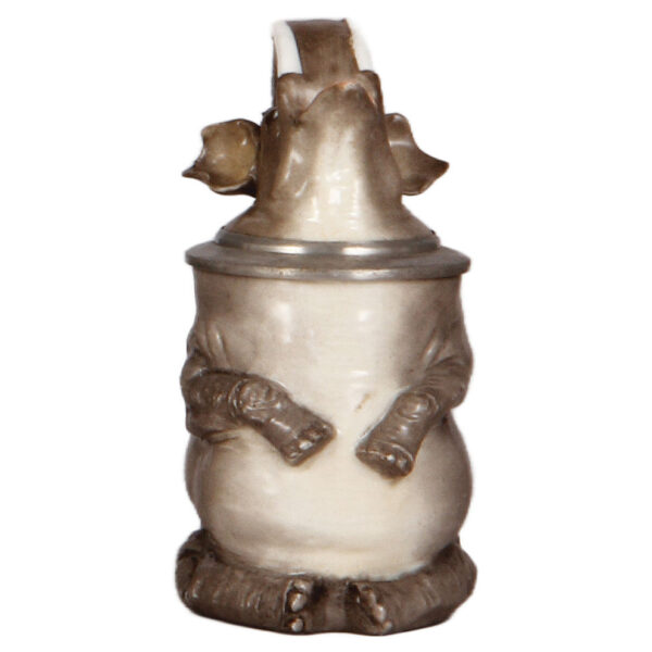 Character stein, .25L, porcelain, by Schierholz, Elephant - Image 2