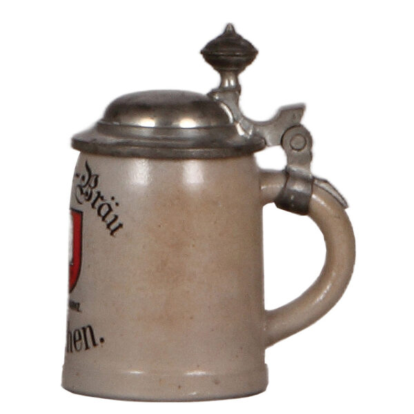 Stoneware stein, 4.2" ht.,  Spaten-Bräu, München - Image 2