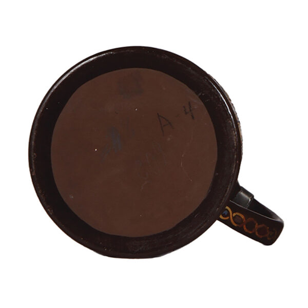 Stoneware stein, 1.0L, relief, Creussen, made late 1800s - Image 5