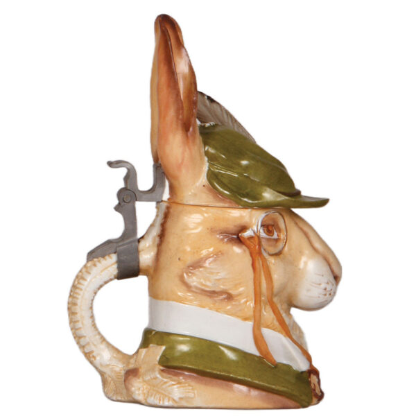Character stein, .5L, porcelain, by Schierholz, Rabbit - Image 3