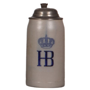 Brewery stein, 1.0L, stoneware, KGL. Hof-Bräuhaus - München