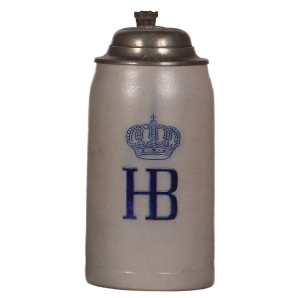 Brewery stein, 1.0L, stoneware, KGL. Hof-Bräuhaus - München