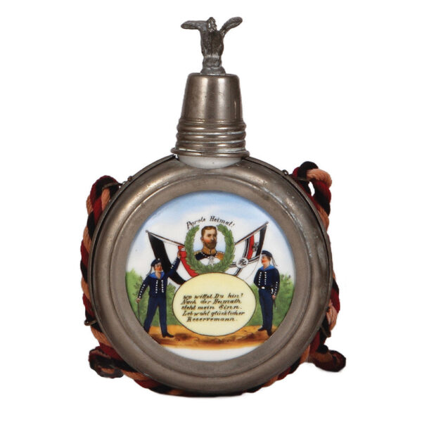 Regimental flask, .25L, S.M.S. Wittelsbach, 1904 - 1907 - Image 2