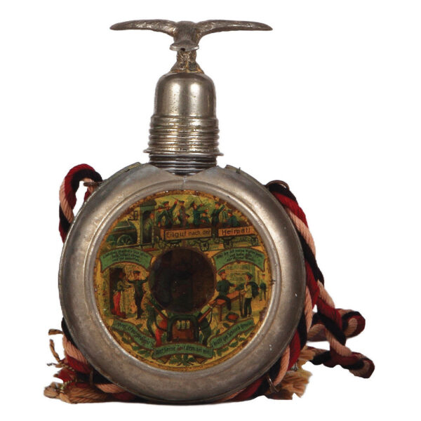Regimental flask, .25L, 11. Co., I.R. 69, Trier, 1904 - 1906 - Image 2
