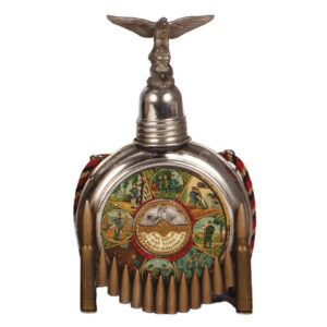 Regimental flask, .25L, 6. Co. Inft. Regt. Hanau, 1912 - 1914