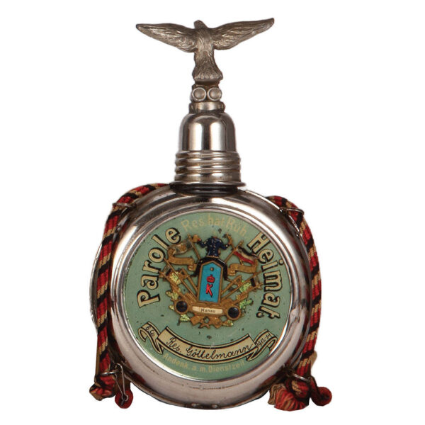 Regimental flask, .25L, 6. Co. Inft. Regt. Hanau, 1912 - 1914 - Image 2