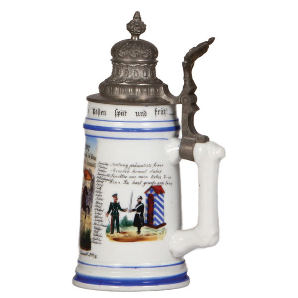 Regimental stein, .5L,  6. Chev. Regt., Neumarkt - Image 2