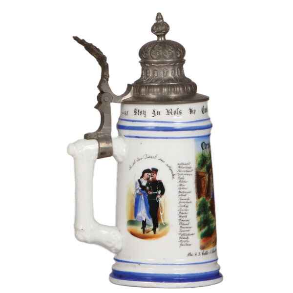 Regimental stein, .5L,  6. Chev. Regt., Neumarkt - Image 3