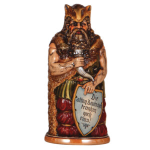 Character stein, .5L, German Warrior