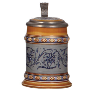Mettlach stein, .25L, 1452, mosaic