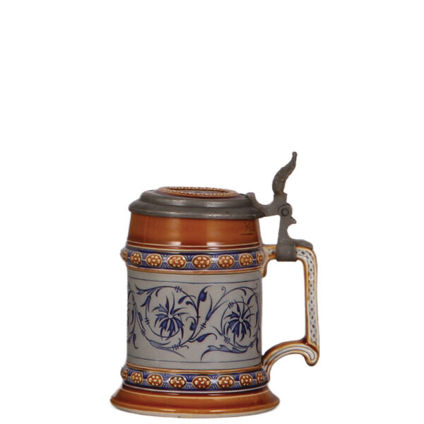 Mettlach steins, .5L, 2031; with, .25L, 1452 - Image 4