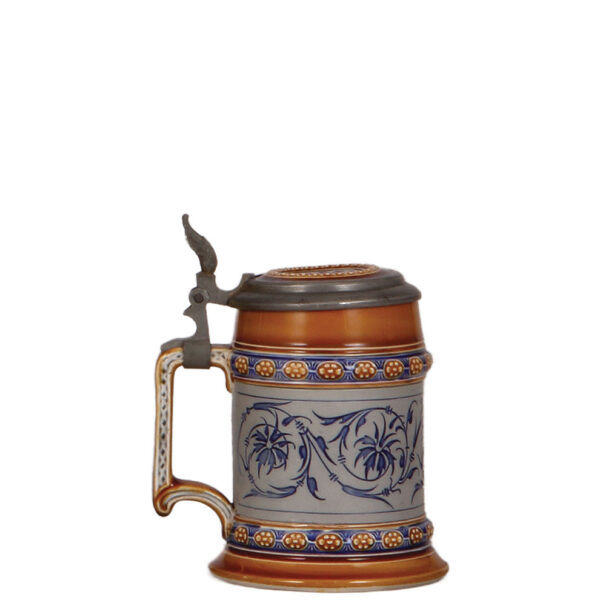 Mettlach steins, .5L, 2031; with, .25L, 1452 - Image 5