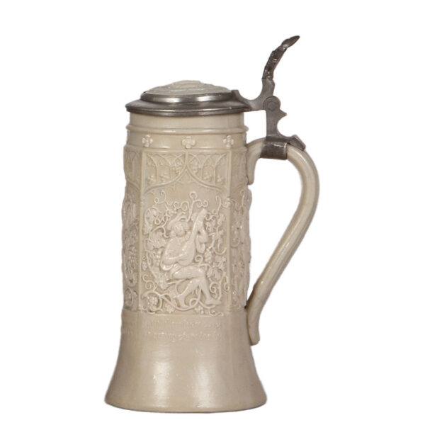 Mettlach steins, .5L, 202; with, .5L, 328 - Image 4