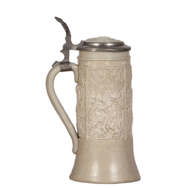 Mettlach steins, .5L, 202; with, .5L, 328 - Image 5