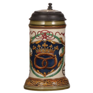 Mettlach stein, .5L, 2719, etched, Baker Occupation