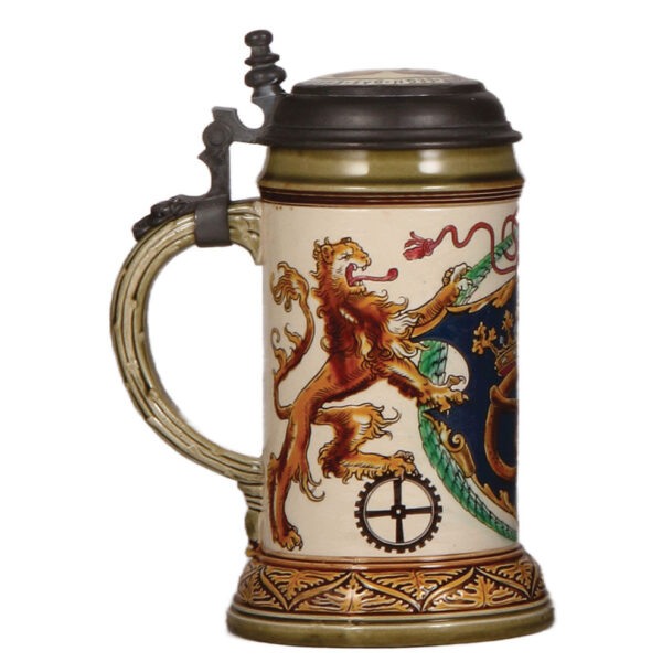 Mettlach stein, .5L, 2719, etched, Baker Occupation - Image 3