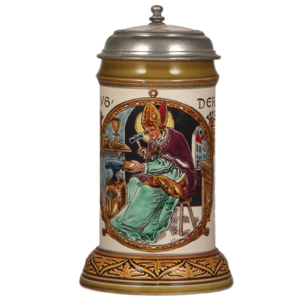 Mettlach stein, .5L, 2726, etched, Goldsmith Occupation