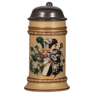 Student stein, .5L, Mettlach, 62, student society.