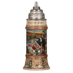 Regimental stein, .5L, Eisenbahn Batl. Nr. 3.