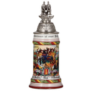 Regimental stein, .5L, Feld Artl. Regt. Nr. 50, Karlsruhe.