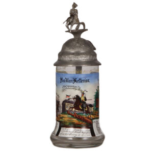 Regimental stein, .5L, Ulanen Regt., Nr. 15, Saarburg.