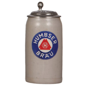 Brewery stein, stoneware, 1.0L, Humbser Bräu.