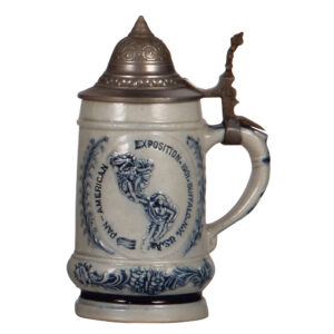 Stoneware stein, .3L, N.Y., Pan American Exposition.