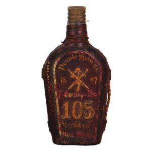 Regimental flask, .25L, Inft. Regt. Nr. 105, Strassburg.