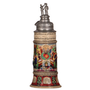 Regimental stein, .5L, 4. Comp., Inft. Regt. Nr. 60.