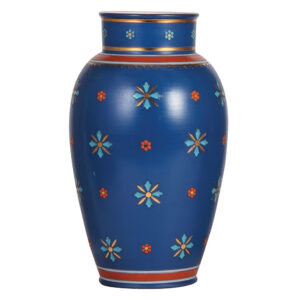 Mettlach vase, 13.0" ht., 2850.