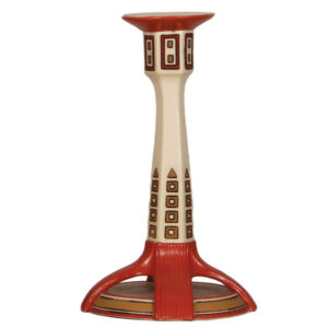 Mettlach candle stick, 8.2" ht., 3339.