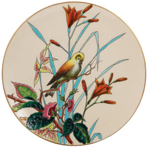Mettlach plaque, 12.9" d., 1044.