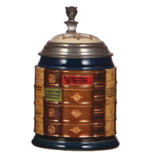 Mettlach stein, .5L, 2001K, Banking Book Stein.