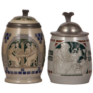 Beer garden & pharmacist steins.