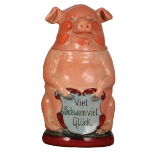 Character stein, .5L, Pig.