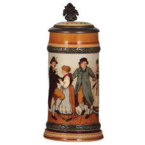 Mettlach stein, .5L, 1656, mint.