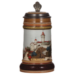Mettlach stein, .5L, 2277,  Nürnberg.