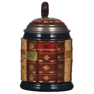 Mettlach stein, .5L, 2001F, Architecture Book Stein.