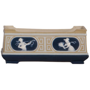 Mettlach jardinière, 3265, cameo.