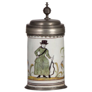 Faience stein, South German Walzenkrug